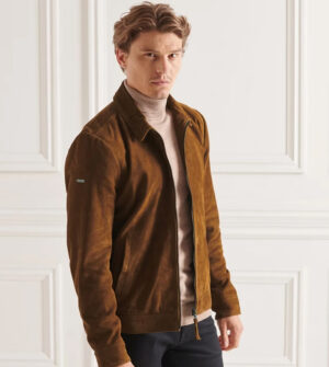 Premium Handmade Suede Leather Jackets Timeless Elegance for Men