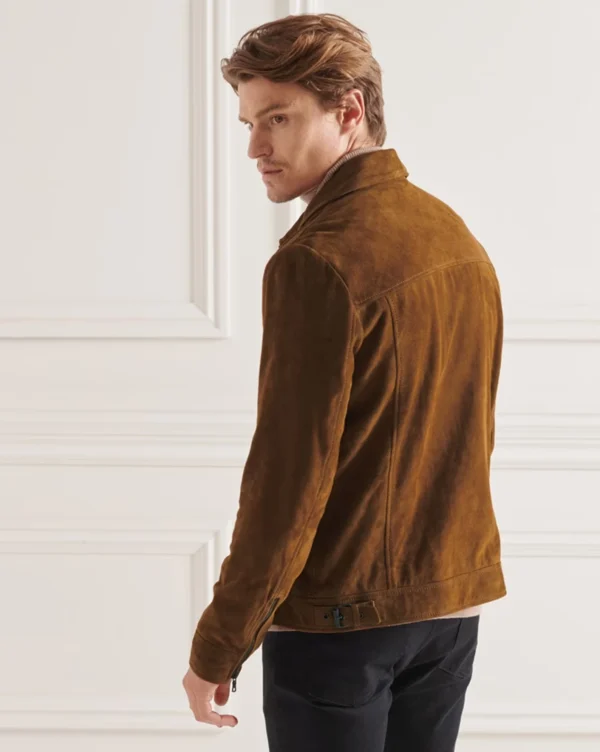 Premium Handmade Suede Leather Jackets Timeless Elegance for Men - Image 5