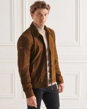 Premium Handmade Suede Leather Jackets Timeless Elegance for Men